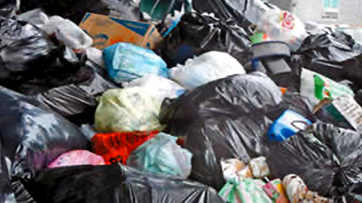 Bolsas de basura y contaminacin