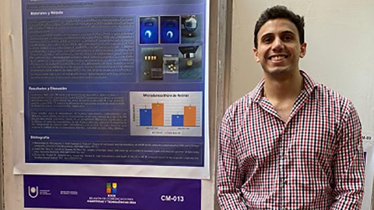 Estudiante de Medicina indaga presencia de Legionella en tanques de agua domiciliaria